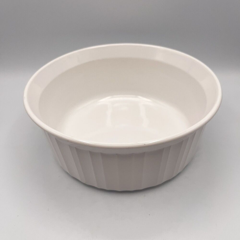 Corning Ware French White Casserole 1.6L Serving Bowl F-5-B - No Lid